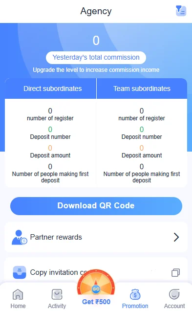 Goa Games Refer and Earn Mission Rewards